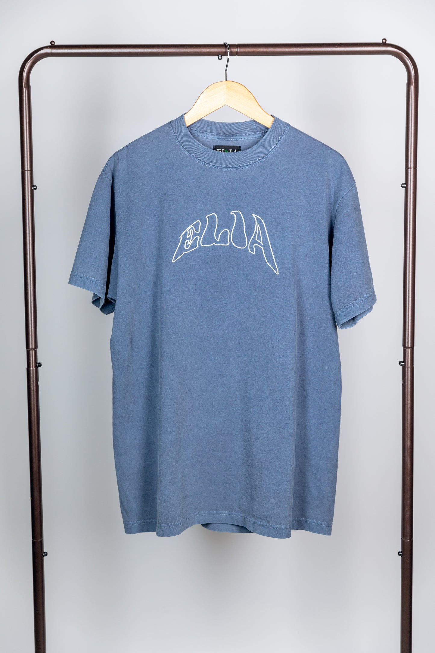 Elia Large Logo Ocean Tee