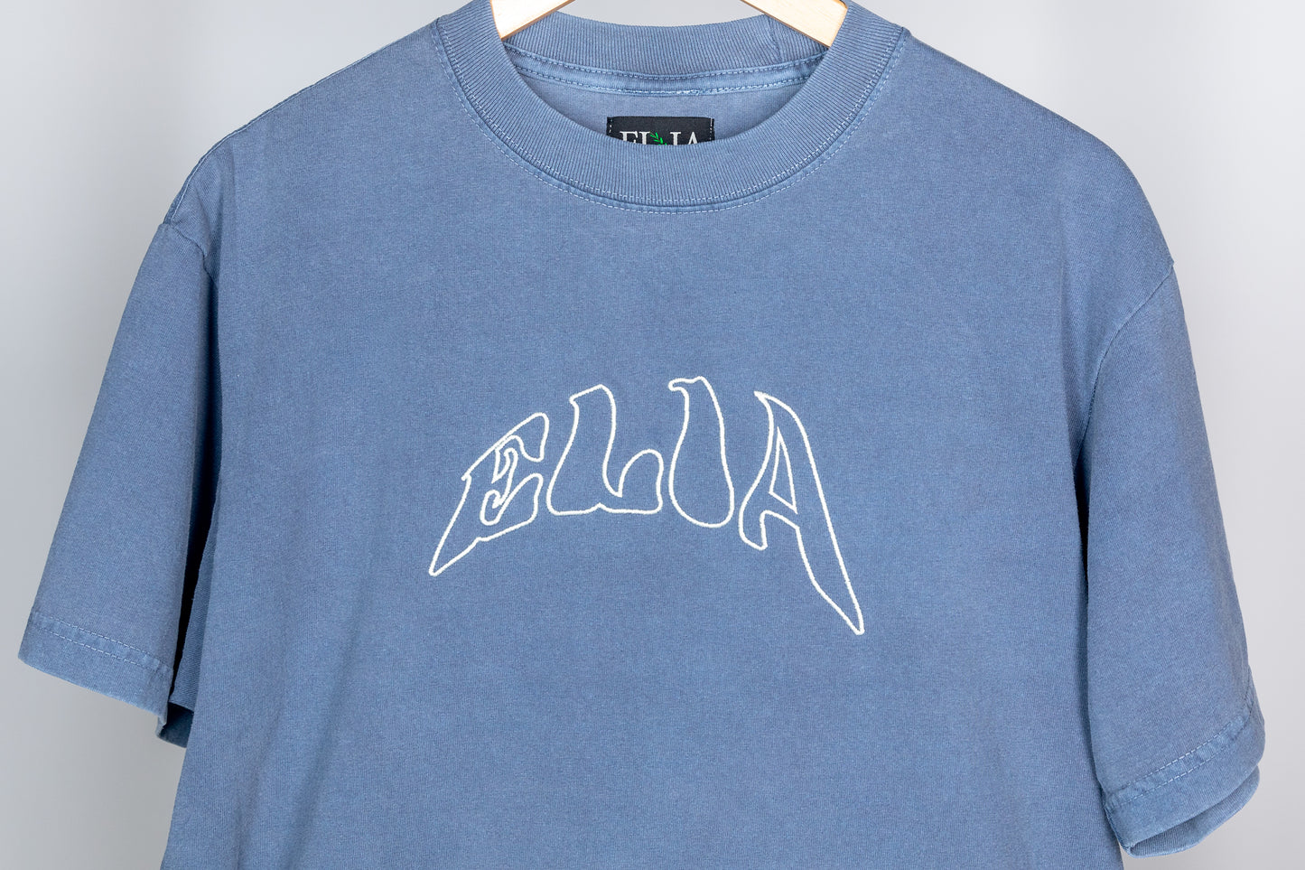 Elia Large Logo Ocean Tee