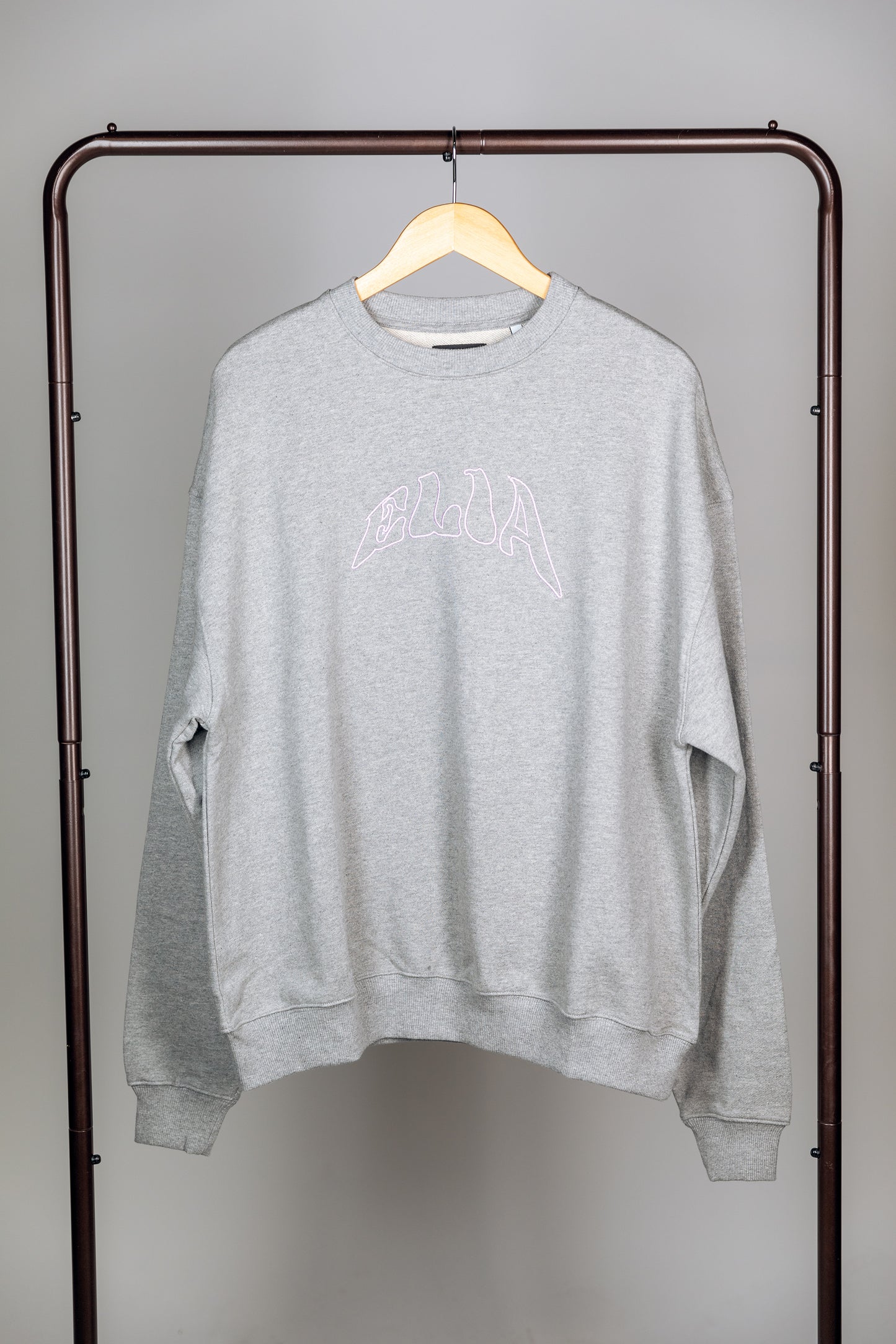 Elia Large Logo Grey Crew