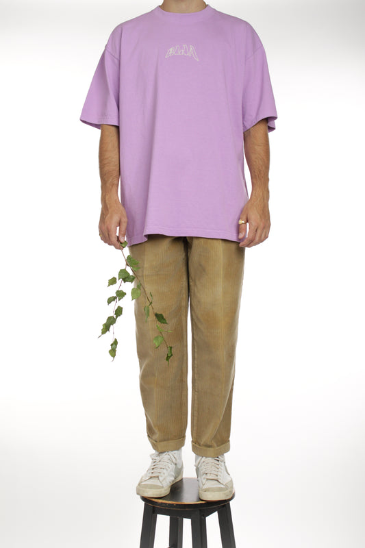 Elia Street Branch Embroidered T (Lavender)