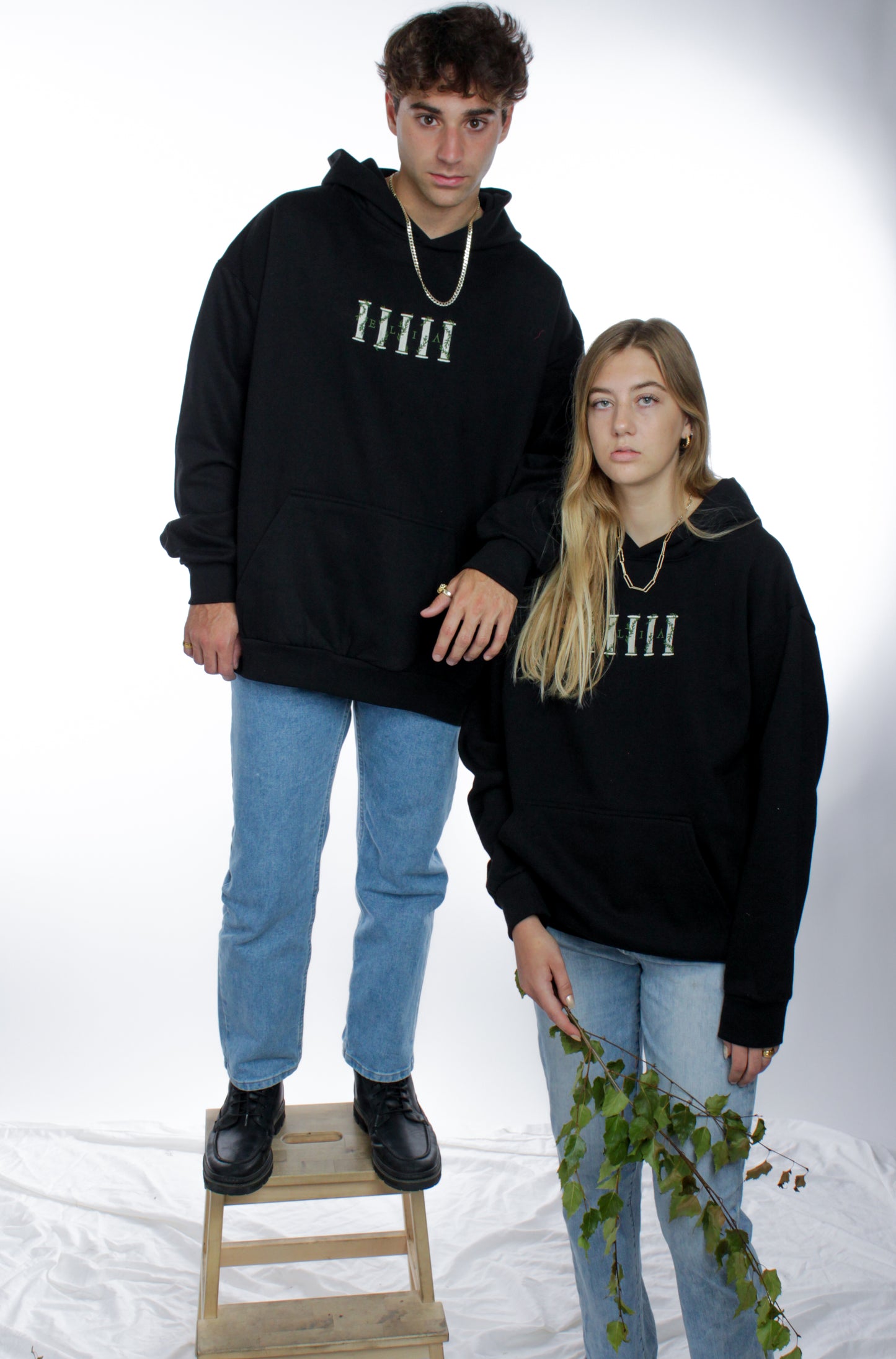 The Columns of Elia Hoodie (Black)